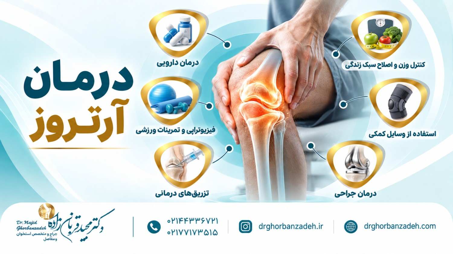 روش های درمان آرتروز