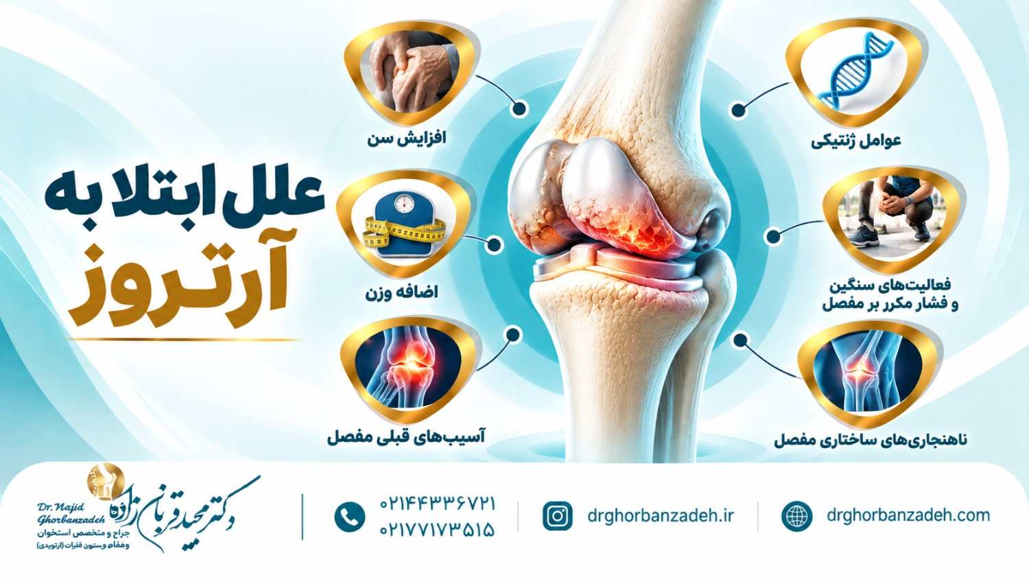 علل ابتلا به آرتروز